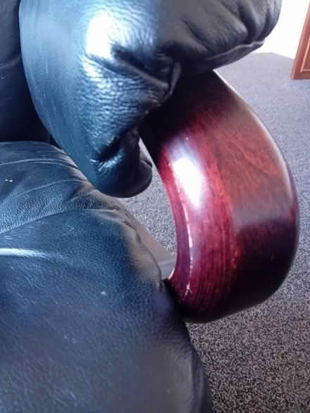 Photo of free Black swivel arm chair (Aberdeen AB12) #4