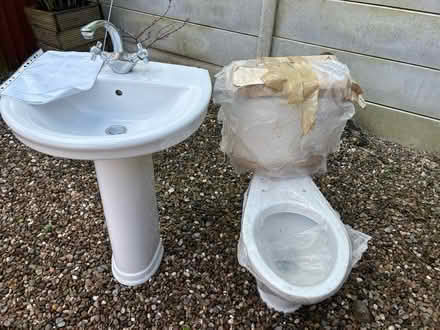 Photo of free Toilet and sink (Eccles, M30) #1