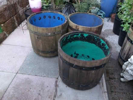 Photo of free Hand made very large garden planters. (Little Sutton CH66) #3