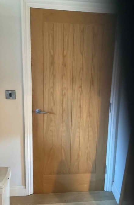 Photo of free Internal wooden door same style as photo but narrower (Layerthorpe YO31) #1