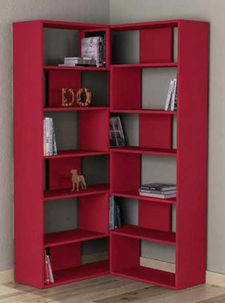 Photo of free Red interlocking corner shelves (Penycae, LL14) #2
