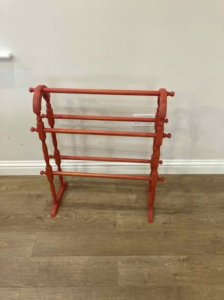 Photo of free Painted Wooden Towel Rail (Fareham PO16) #1