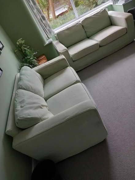 Photo of free 2 Sofas with washable covers (Sale M33) #1