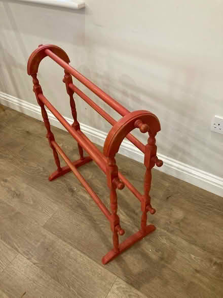 Photo of free Painted Wooden Towel Rail (Fareham PO16) #3