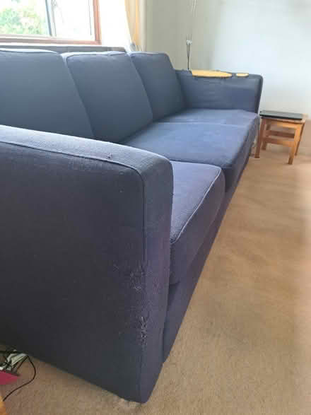 Photo of free Old Ikea sofa with lots of wear and tear (Old Coulsdon CR5) #2