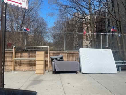Photo of free Curb alert. Bed, couch, drawers (Crown Heights) #1