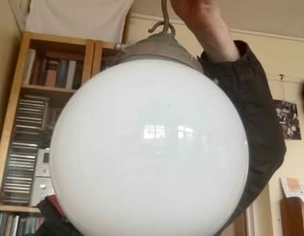 Photo of free antique light fitting approx 20 cm diameter (Bowbridge GL5) #1