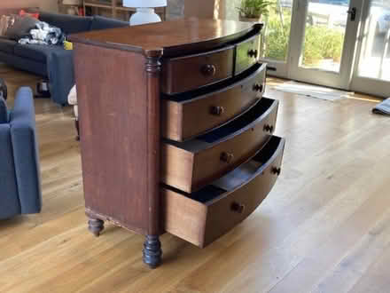 Photo of free Antique wooden chest of drawers (Heale TA10) #3
