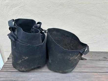 Photo of free 4 gardening grow bags, 5 gal. size (near De Anza College) #1