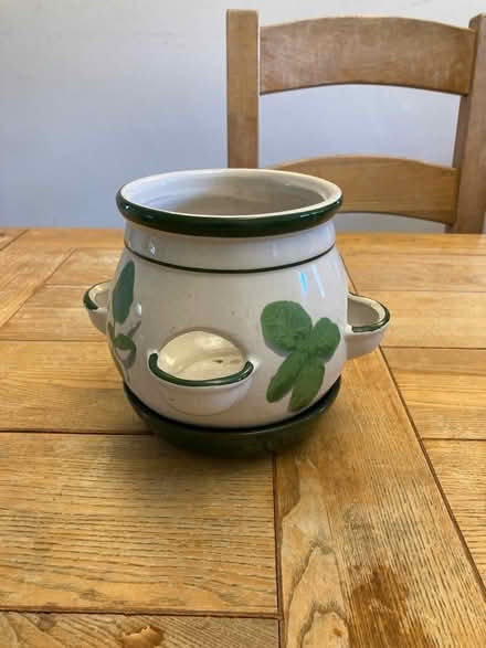 Photo of free Strawberry or herb planter ceramic (Fareham PO16) #1
