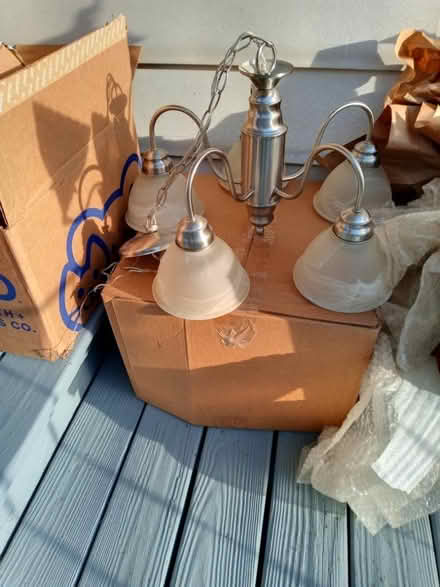 Photo of free 5 light ceiling fixture (Mt Rainier MD) #1
