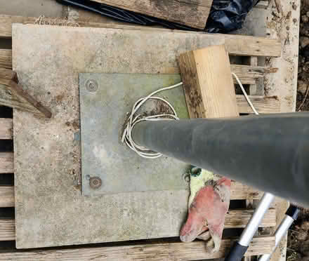 Photo of free Satellite dish mounting pole + slab (CB23 6) #3