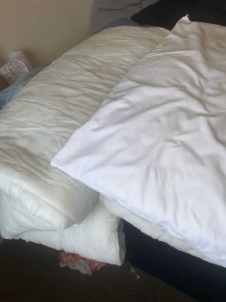 Photo of free Double duvet + 4 pillows (DA8) #2
