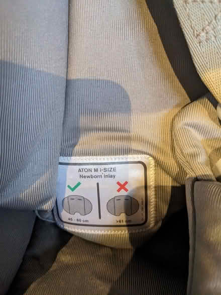 Photo of free Cybex Aton M I-Size car seat (Welwyn AL6) #2