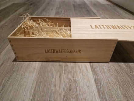 Photo of free (Empty) wooden wine box (Finsbury Park N4) #2