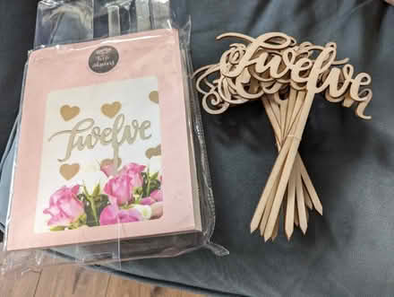 Photo of free Wedding table numbers (Odd Down) #1