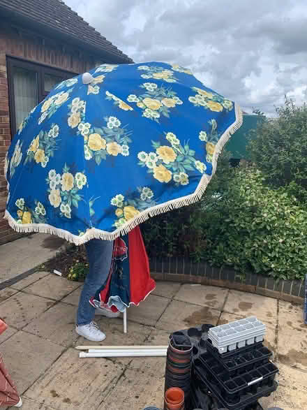 Photo of free 3 garden parasols (West Farleigh, ME15) #2