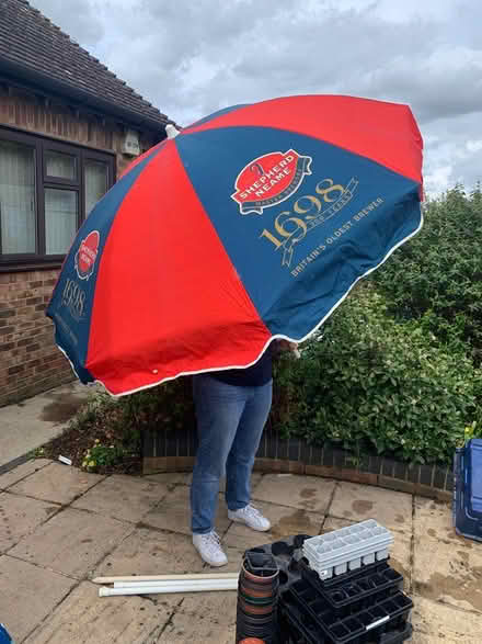 Photo of free 3 garden parasols (West Farleigh, ME15) #1