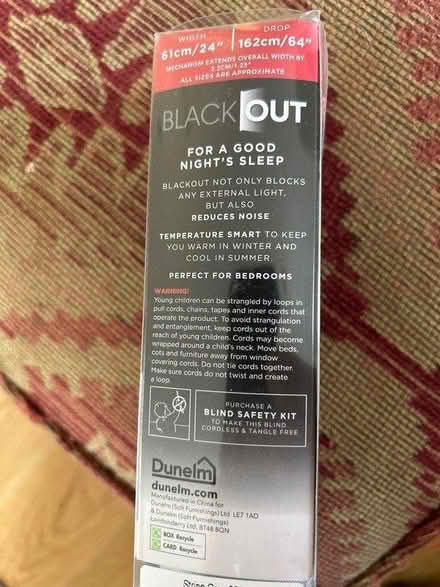 Photo of free Black Out Roller Blind (Leyland PR26) #1