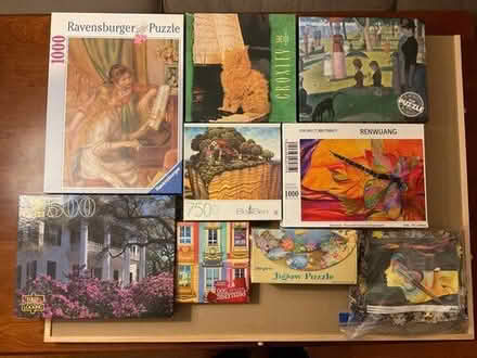 Photo of free Lot of 9 Puzzles (20886) #1