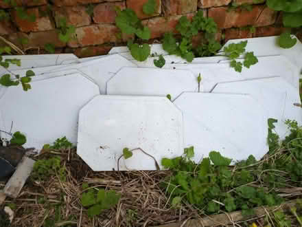 Photo of free 16 large white tiles (BR6, Green Street Green) #1