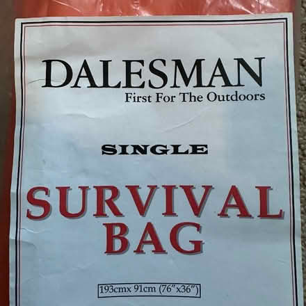 Photo of free Survival Bag for the Outdoors (Newhaven BN9) #3