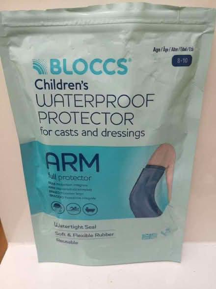Photo of free Waterproof cast protector for child, age 8 - 10 (Craiglockhart EH14) #1