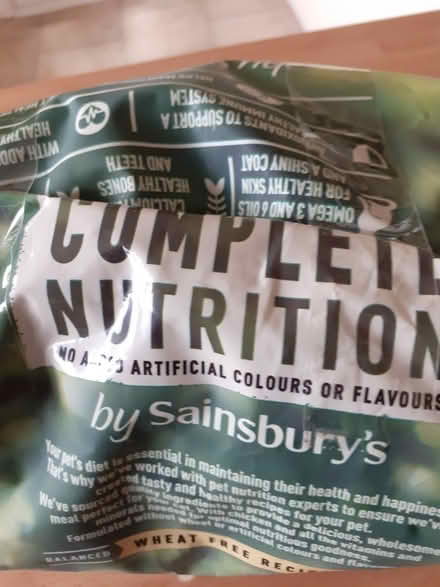 Photo of free Half a bag of Sainsbury's dry cat food for adult cats (Dean Row SK9) #1