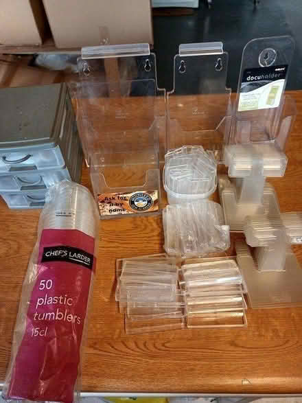 Photo of free Plastic leaflet holders&stationery (Pontefract) #1