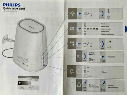 Photo of free Philips ‘Wake up’ Light – Alarm Clock – FM Radio (Tunbridge Wells S. TN2) #3