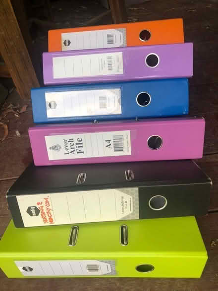 Photo of free Two Ring Binders x 6 (Hazelbrook) #1