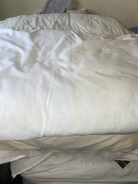 Photo of free Double duvet + 4 pillows (DA8) #1