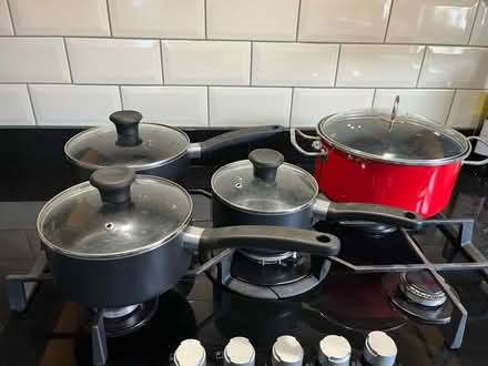 Photo of free Saucepans nearly new (Abbeymead) #1