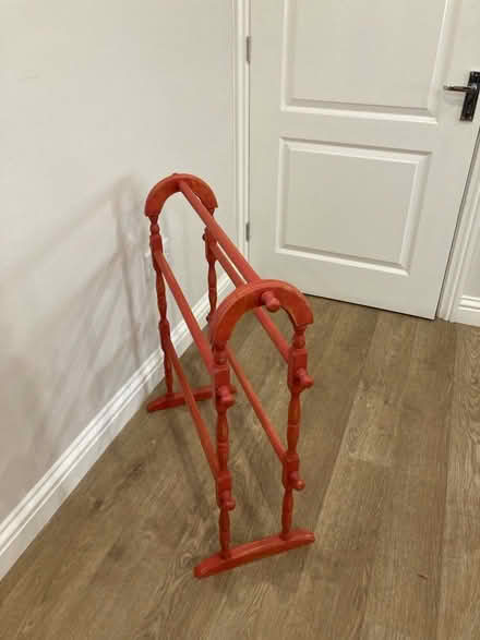 Photo of free Painted Wooden Towel Rail (Fareham PO16) #2