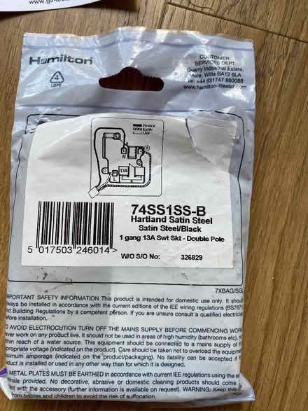 Photo of free Plug socket (Chaulden HP3) #2