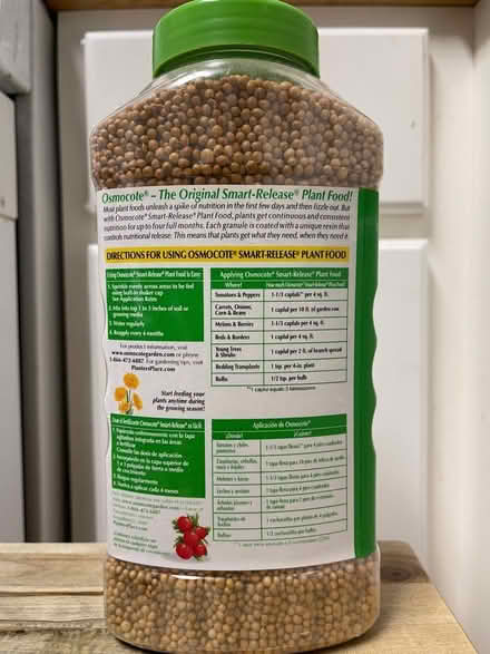 Photo of free 3lb Osmocote flower/veg plant food (Piney Orchard) #2