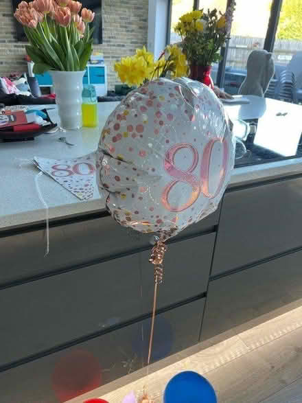 Photo of free 80th birthday balloon/bunting (BR2) #1