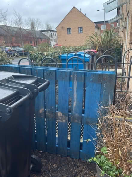 Photo of free Blue Wood Pallet (Salford, M7) #1