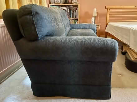 Photo of free Blue 2-seat sofa (Harrogate HG3) #2