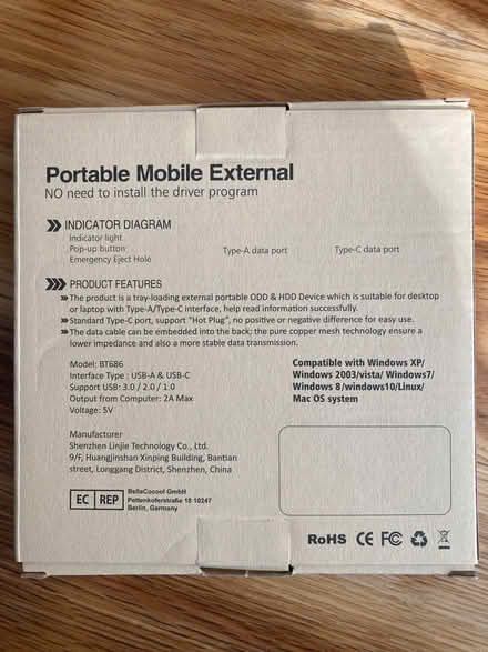 Photo of free External DVD recording drive (Bath BA2) #2