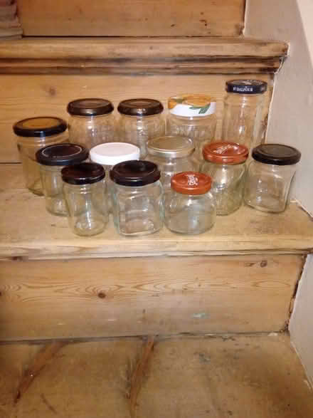 Photo of free Assorted Glass Jam Jars with Lids (Kendal) (Kendal LA9) #1