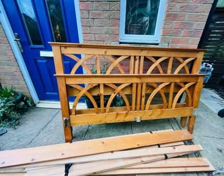 Photo of free King size bed frame (Sharnbrook MK44) #1