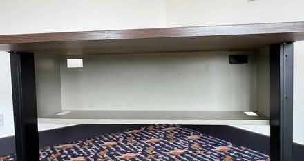 Photo of free Desk, dark wood top, ME15 (Maidstone ME15) #2
