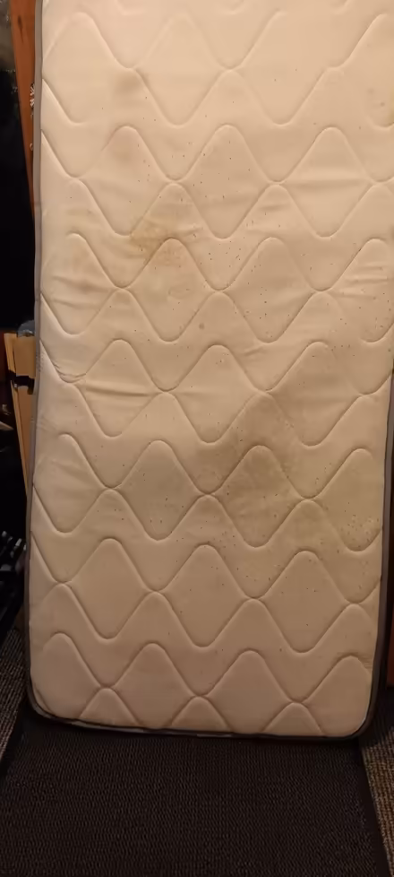 Photo of free Pine single bed plus mattress (Hala LA1) #2