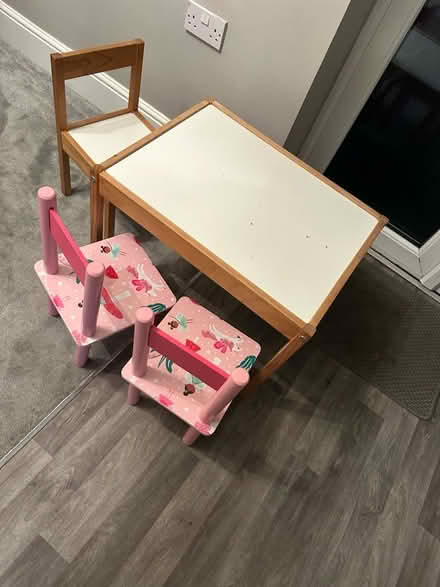 Photo of free Toddler table and chairs (S6 Hillsborough) #1