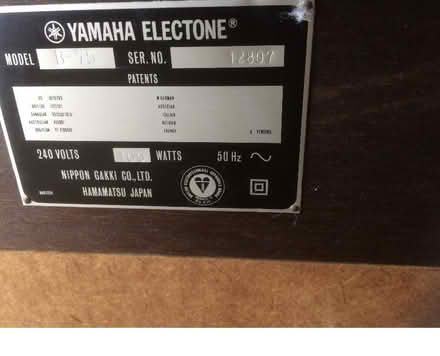 Photo of free Yamaha organ (Upton CH49) #4