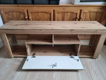 Photo of free Wood/Glass TV Stand (Portsmouth PO2) #1