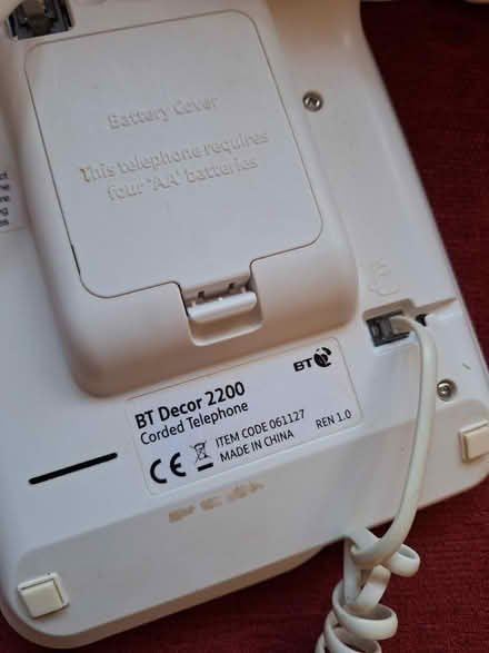 Photo of free BT Decor 2200 telephone (Bexhill) #2