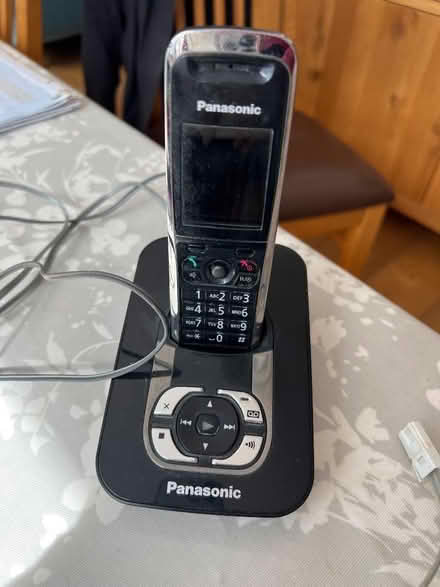 Photo of free Panasonic landline phone with cables (North Tonbridge TN10) #1