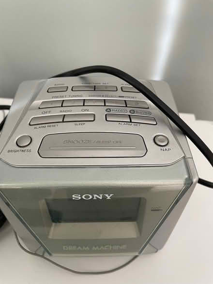 Photo of free Sony Bedside digital clock radio (Nailsworth) #1